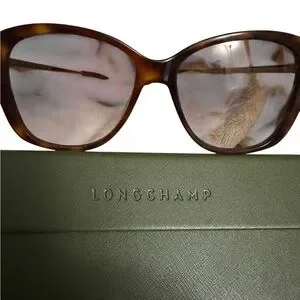 Longchamp Tortoise Blonde Havana 56mm Butterfly Sunglasses NEW w/ case & Cloth Longchamp | Accessories | Longchamp Tortoise Blonde Havana  main image 2